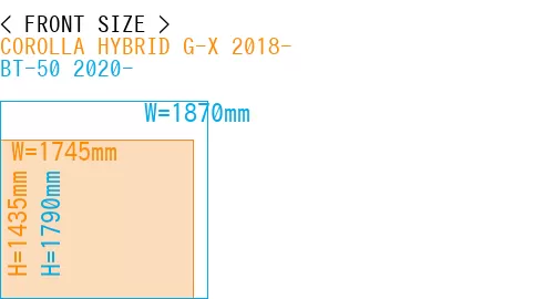 #COROLLA HYBRID G-X 2018- + BT-50 2020-